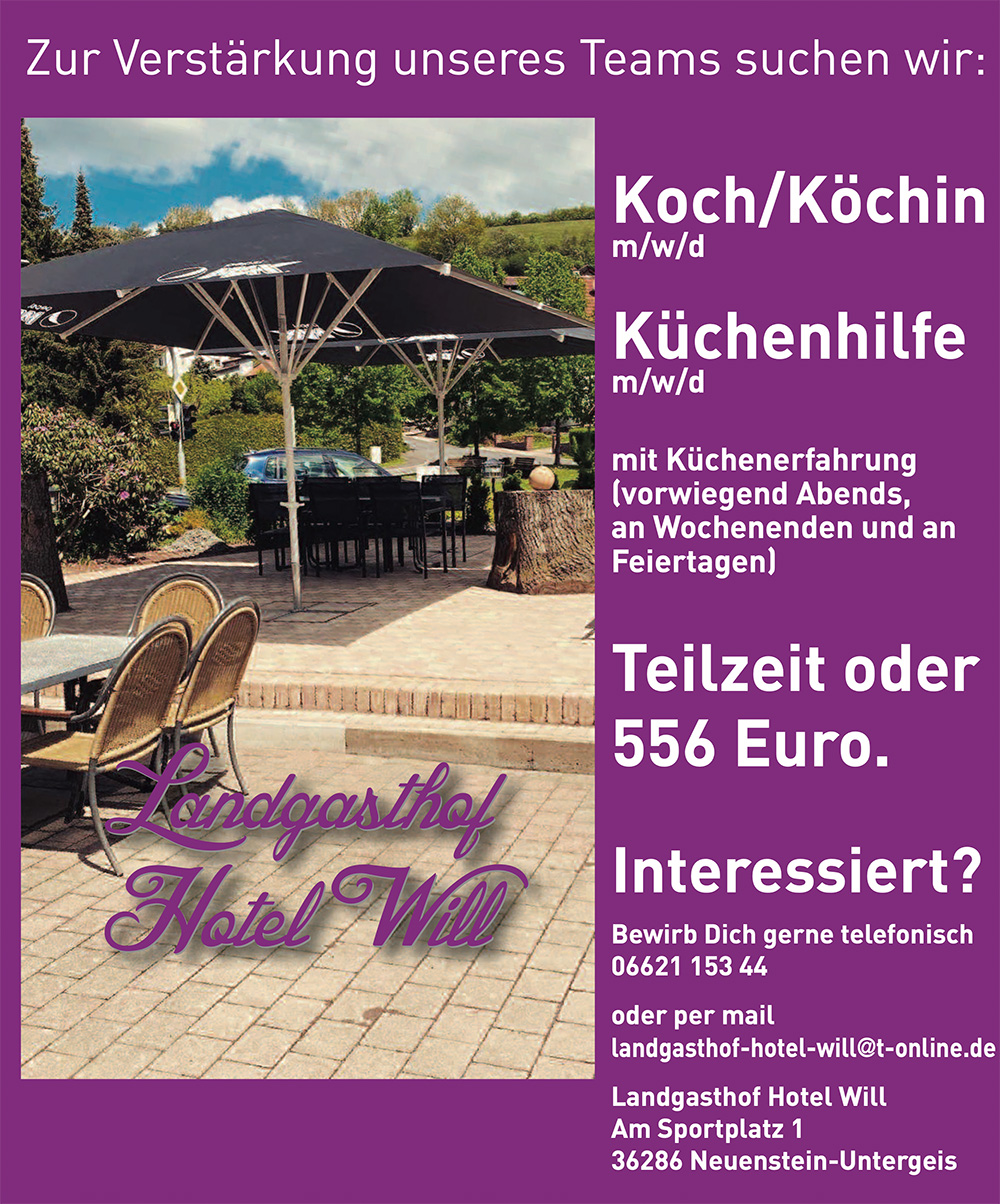 anzeige kueche